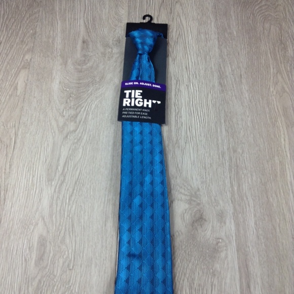 Van Heusen Other - Van Heusen Teal Diamond Pattern Tie Right